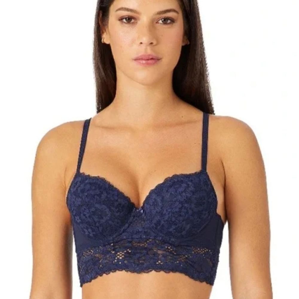 Adore Me Blue All Lace Bra 40DD